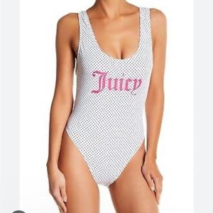 JUICY COUTURE black label verbiage one piece